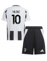 Juventus Kenan Yildiz #10 Domácí dres pro děti 2024-25 Krátký Rukáv (+ trenýrky)